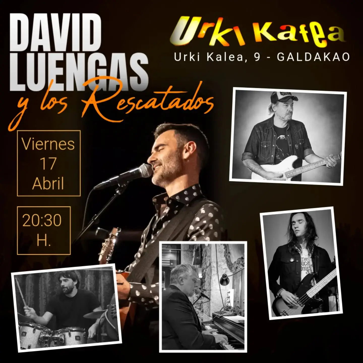 David Luengas...  y los rescatados
